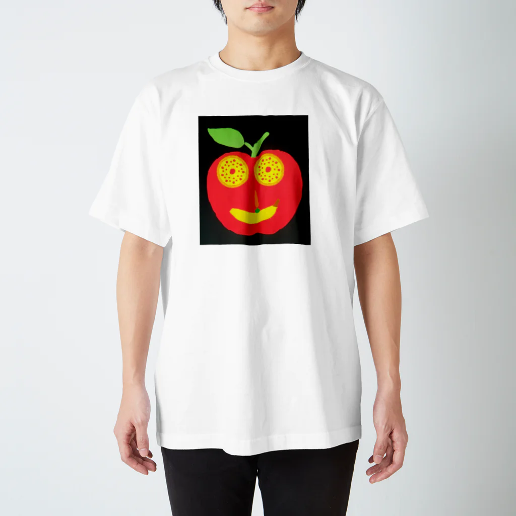 JSMMのピザの目リンゴ スタンダードTシャツ