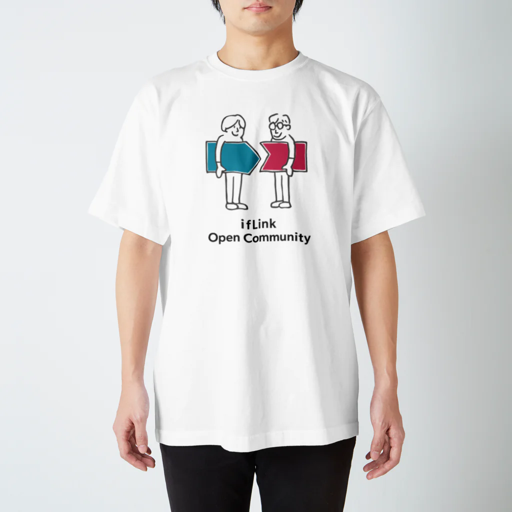 ifLinkオープンコミュニティのiLOC公式ロゴのグッズ スタンダードTシャツ