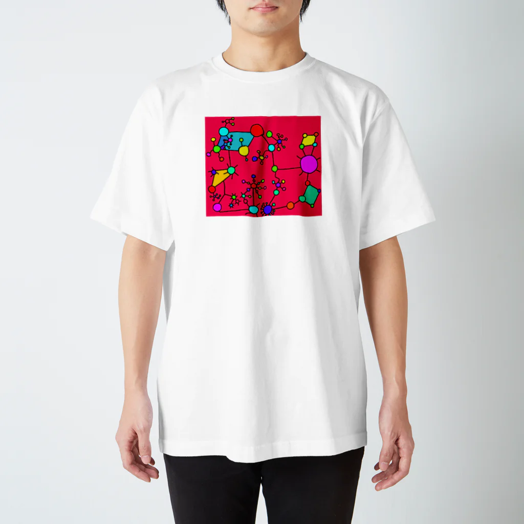 komodo-dachshundのカラフルポップ Regular Fit T-Shirt