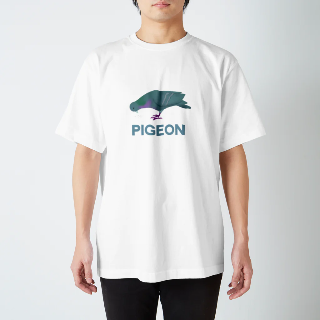 chicodeza by suzuriのただの鳩 Regular Fit T-Shirt