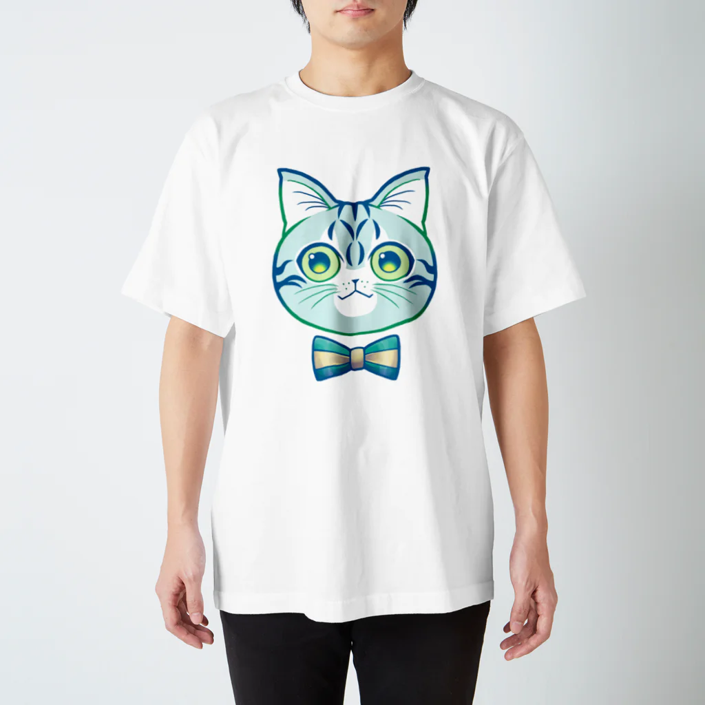 02のねこ-夏 スタンダードTシャツ