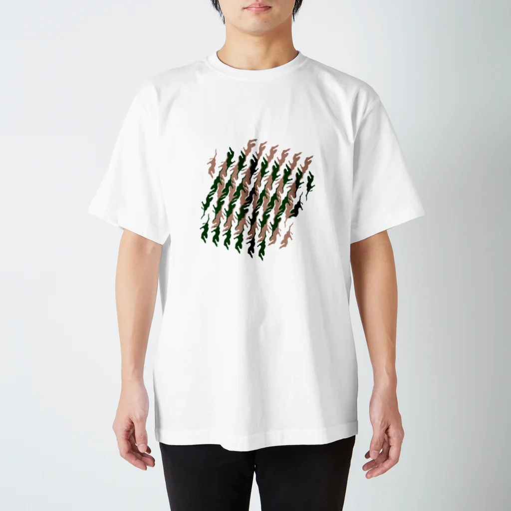 SAKURAMEDERUの忍者パターンA スタンダードTシャツ