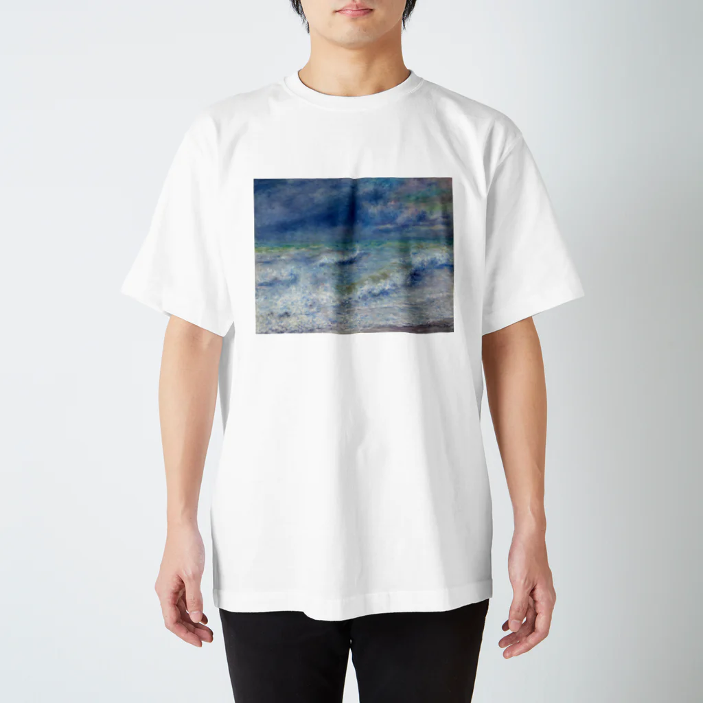 絵画を纏うのルノワール 海の景色 スタンダードTシャツ