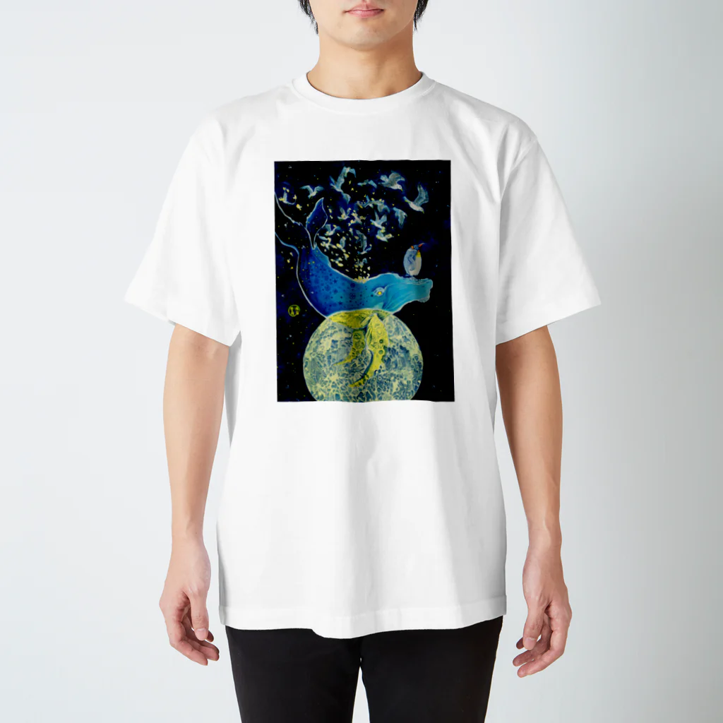 満月雫月(御伽噺蒐集館)の『星月夜に染まる』 スタンダードTシャツ