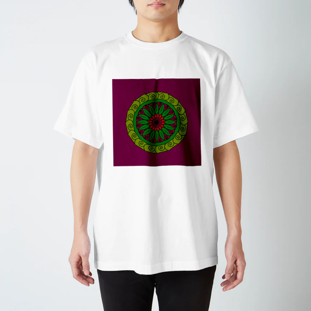 ズボラ•曼荼羅屋の竹車　色違い Regular Fit T-Shirt