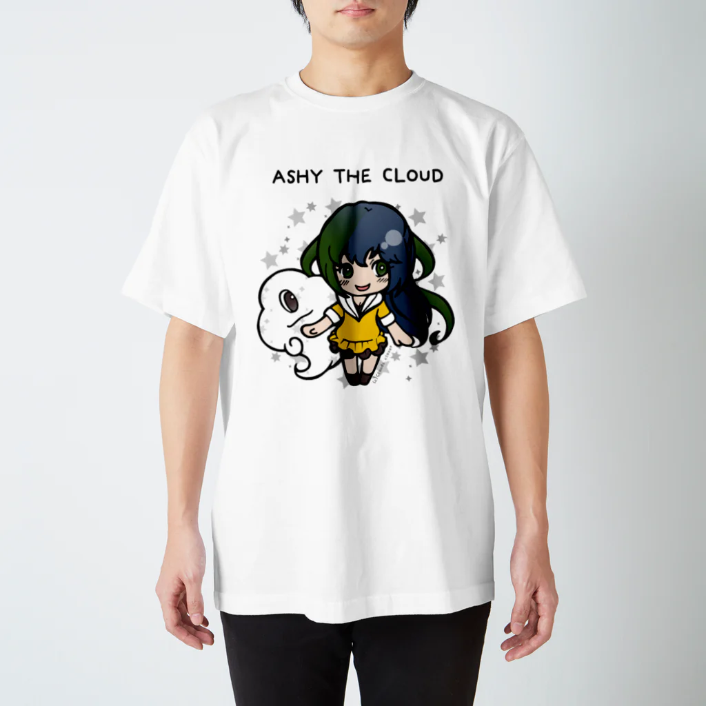 ☁️KMACショップ☁️の雲とおんなのこ スタンダードTシャツ