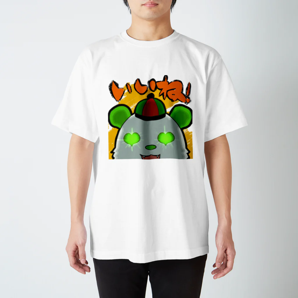 unitarocomSHOPのぱんだGUY　LIKE！シリーズ スタンダードTシャツ