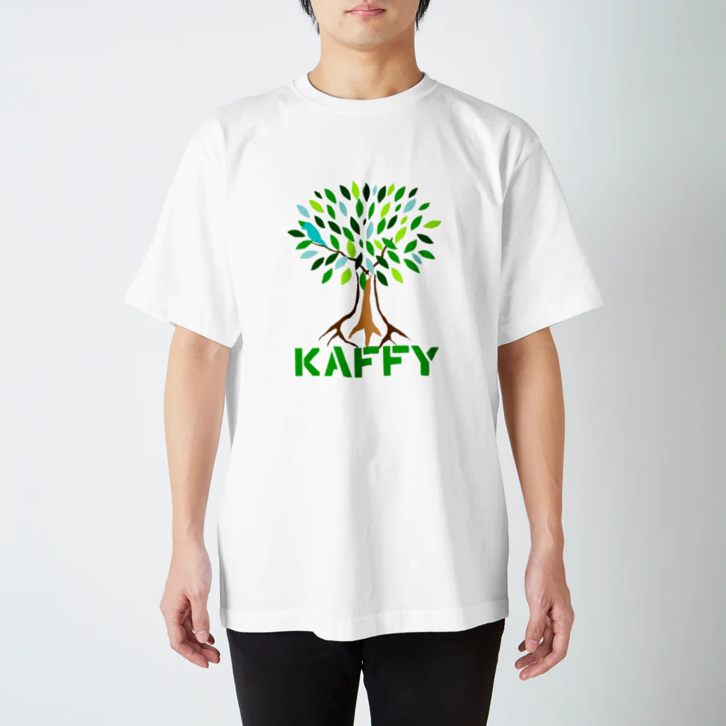 +G3(G-cubed)のKAFFYロゴグッズ Regular Fit T-Shirt