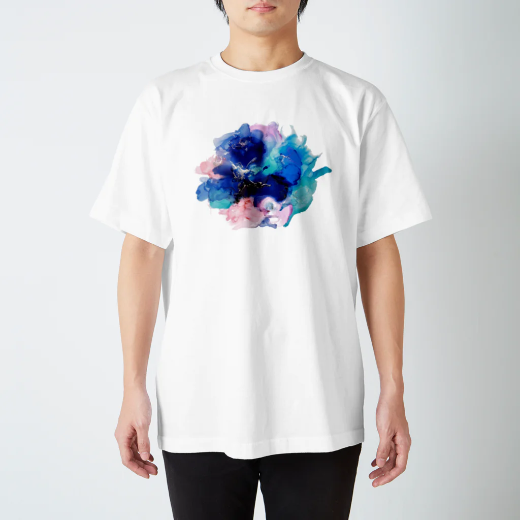 しらたまの疾走（アルコールインクアート） Regular Fit T-Shirt