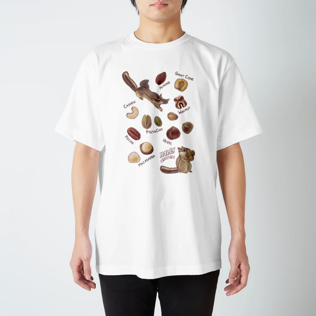 huroshikiのNUTS collection ナッツコレクション スタンダードTシャツ