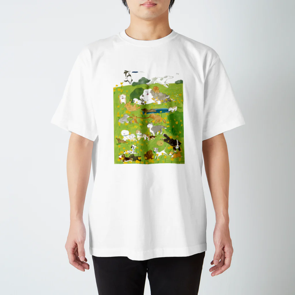 ももろ のドッグラン スタンダードTシャツ