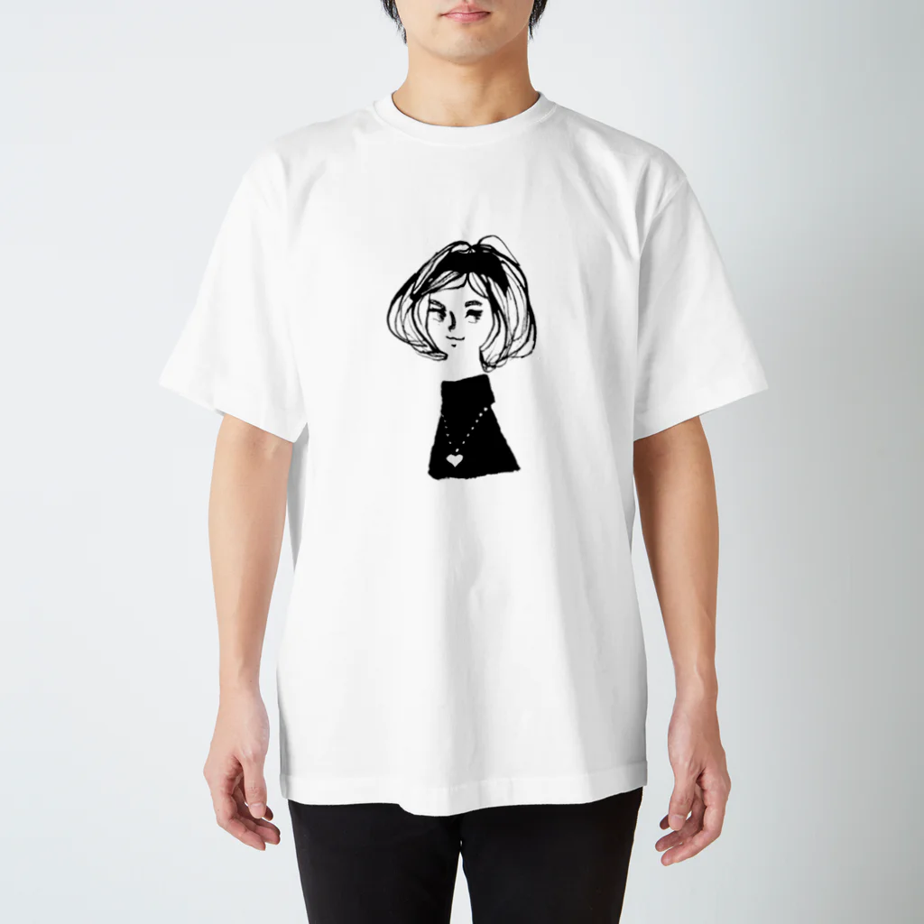 shirokanemamaのカチューシャガール スタンダードTシャツ