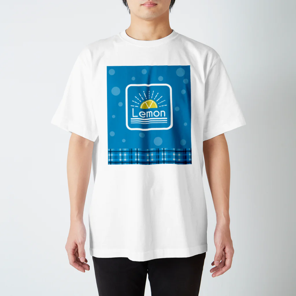 HBridge Storeの爽やかなレモンロゴのシャツ Regular Fit T-Shirt