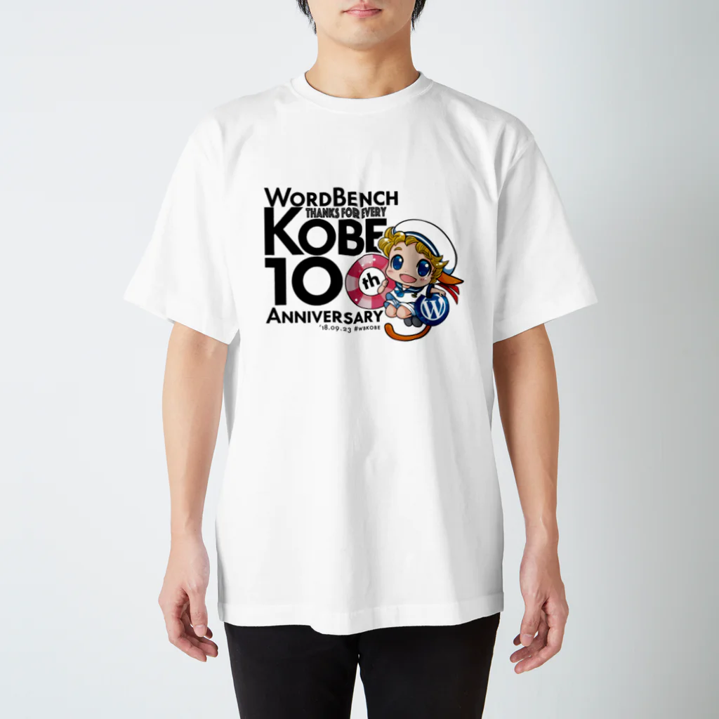 WordBench Kobe 100thの WBKOBE 100th PT03 Regular Fit T-Shirt