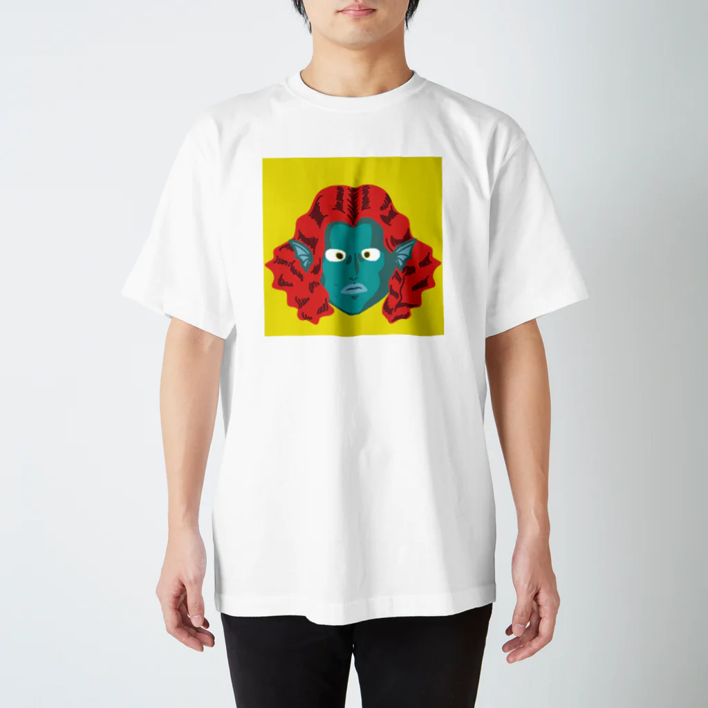 杜の魚の赤毛の半魚人 スタンダードTシャツ