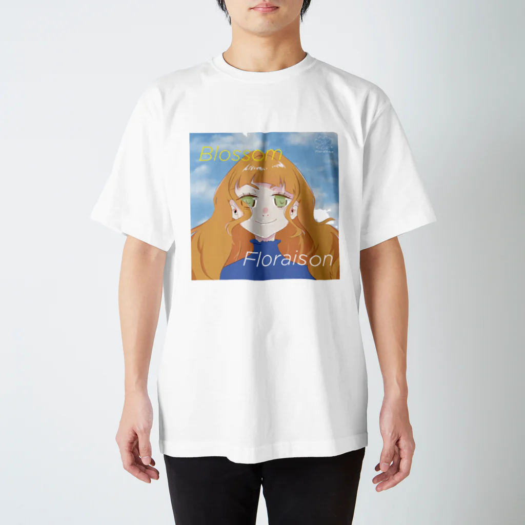 Floraisonの青空オレンジちゃん スタンダードTシャツ