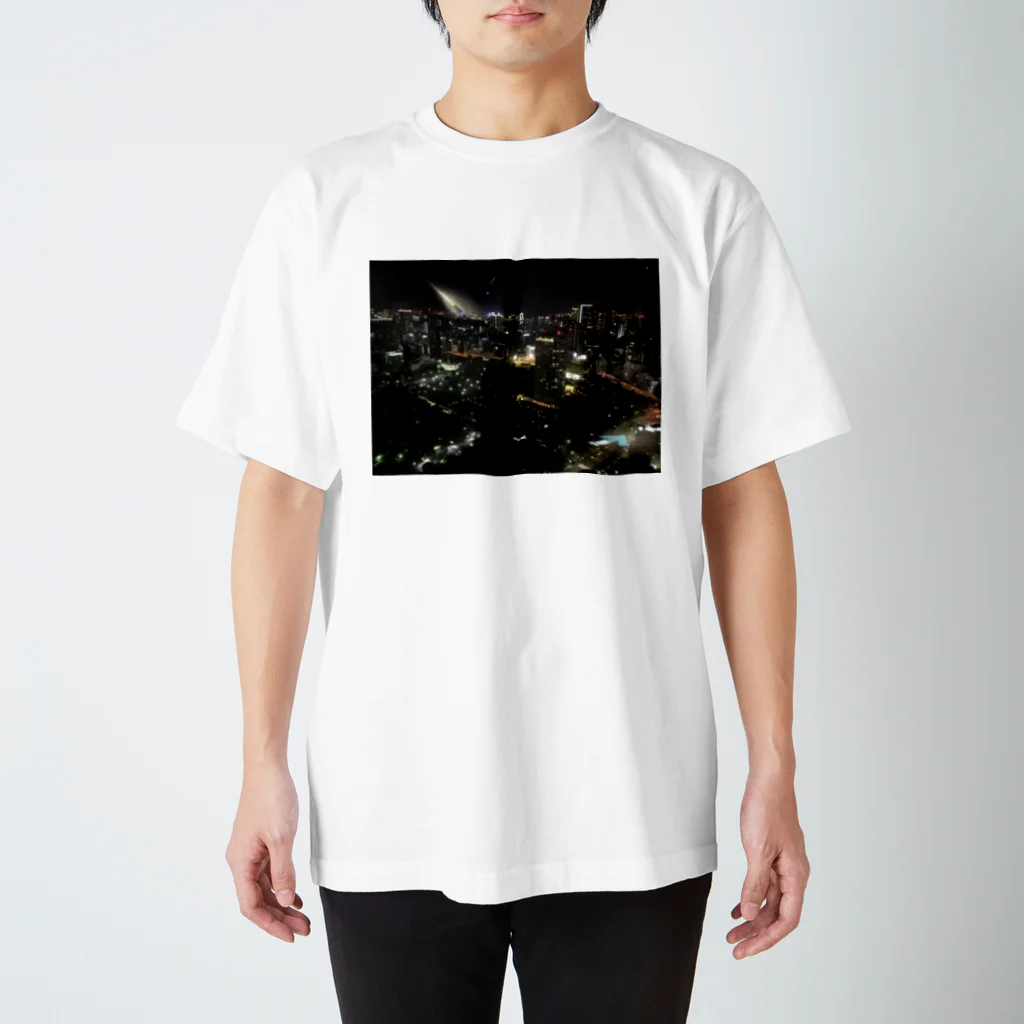 SORARACO_TOKYOのNight Graphics top of tokyo スタンダードTシャツ