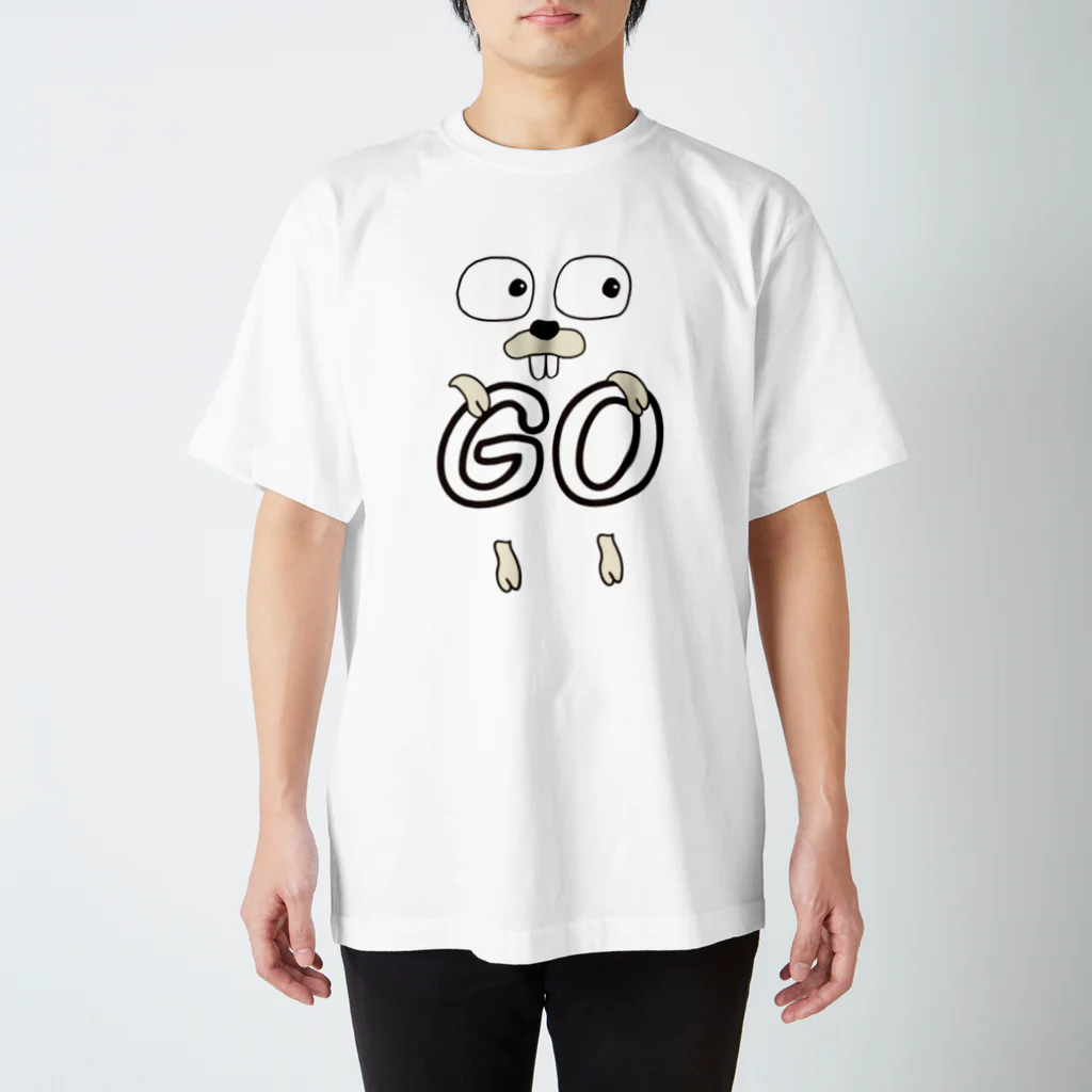 team_techのGo-lang スタンダードTシャツ