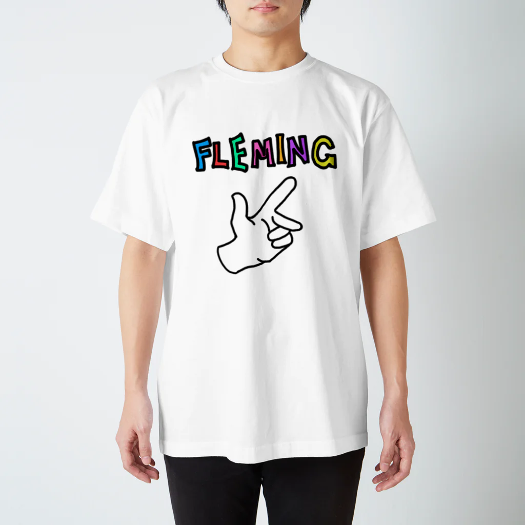 理系のらくがきのFLEMINGぽっぷ スタンダードTシャツ