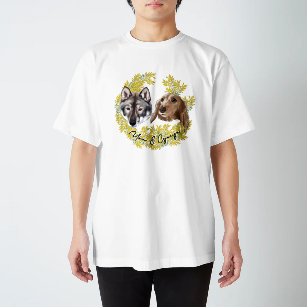 みきぞーん｜保護猫 ミッキー画伯と肉球とおともだちのchacha you Regular Fit T-Shirt