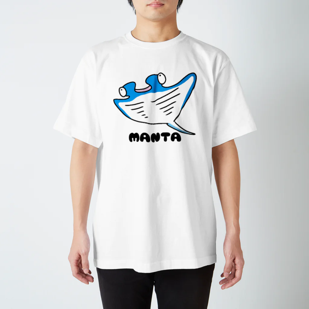 うみぐまのマンタ Regular Fit T-Shirt