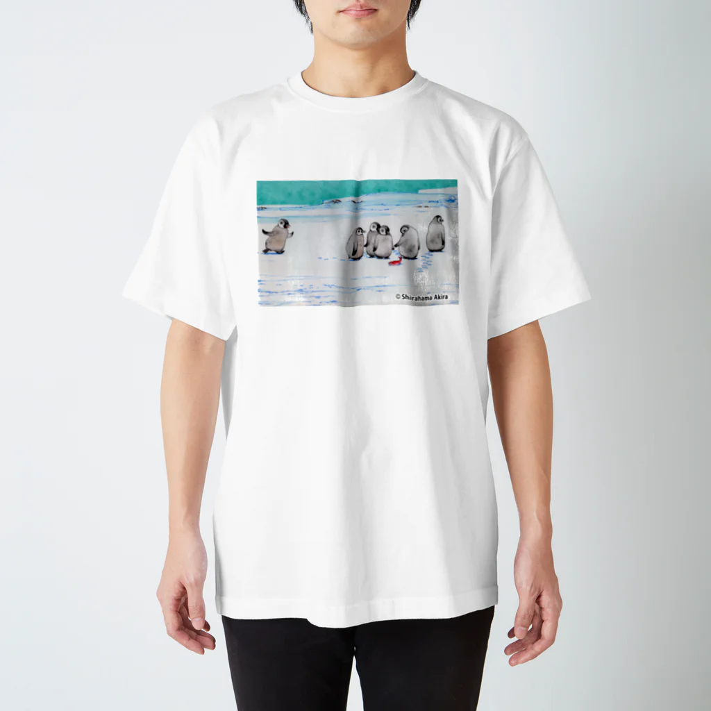 ソラフグ屋のそらふぐ　むくむくぺんぎん スタンダードTシャツ