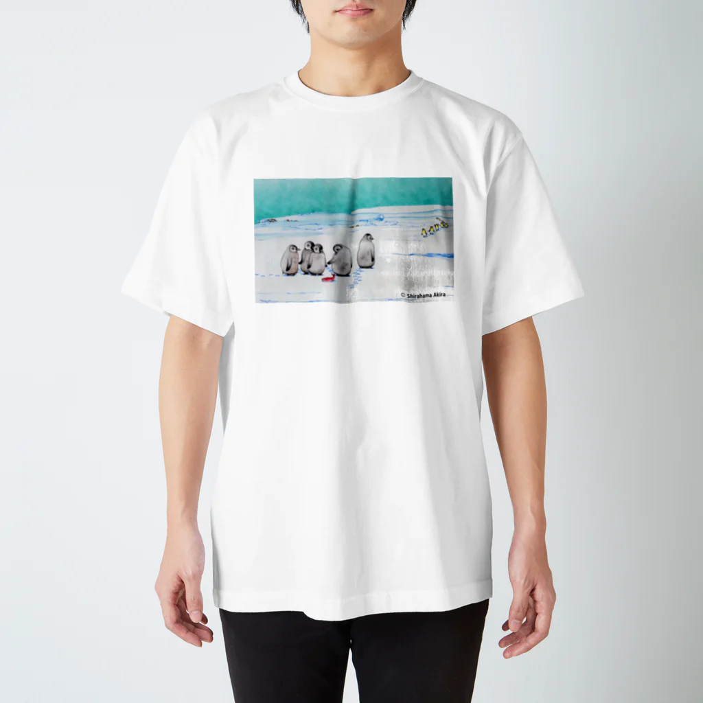 ソラフグ屋のソラフグ　むくむくぺんぎん Regular Fit T-Shirt