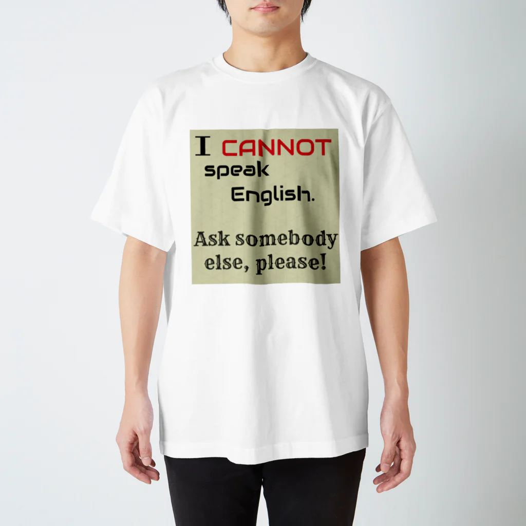 ZengoTokyoの英語話せません！ スタンダードTシャツ