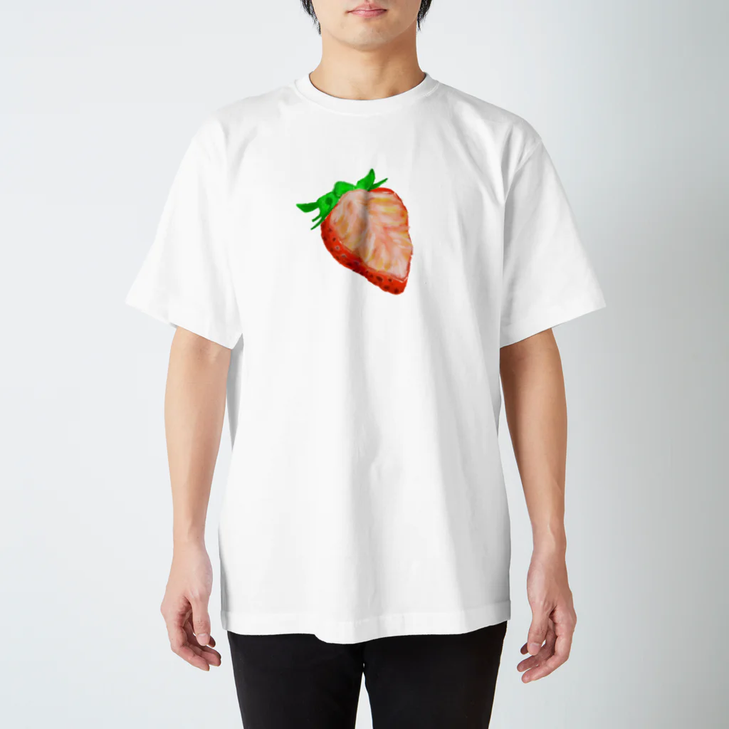 usagi-cuteのいちご・あまおう Regular Fit T-Shirt