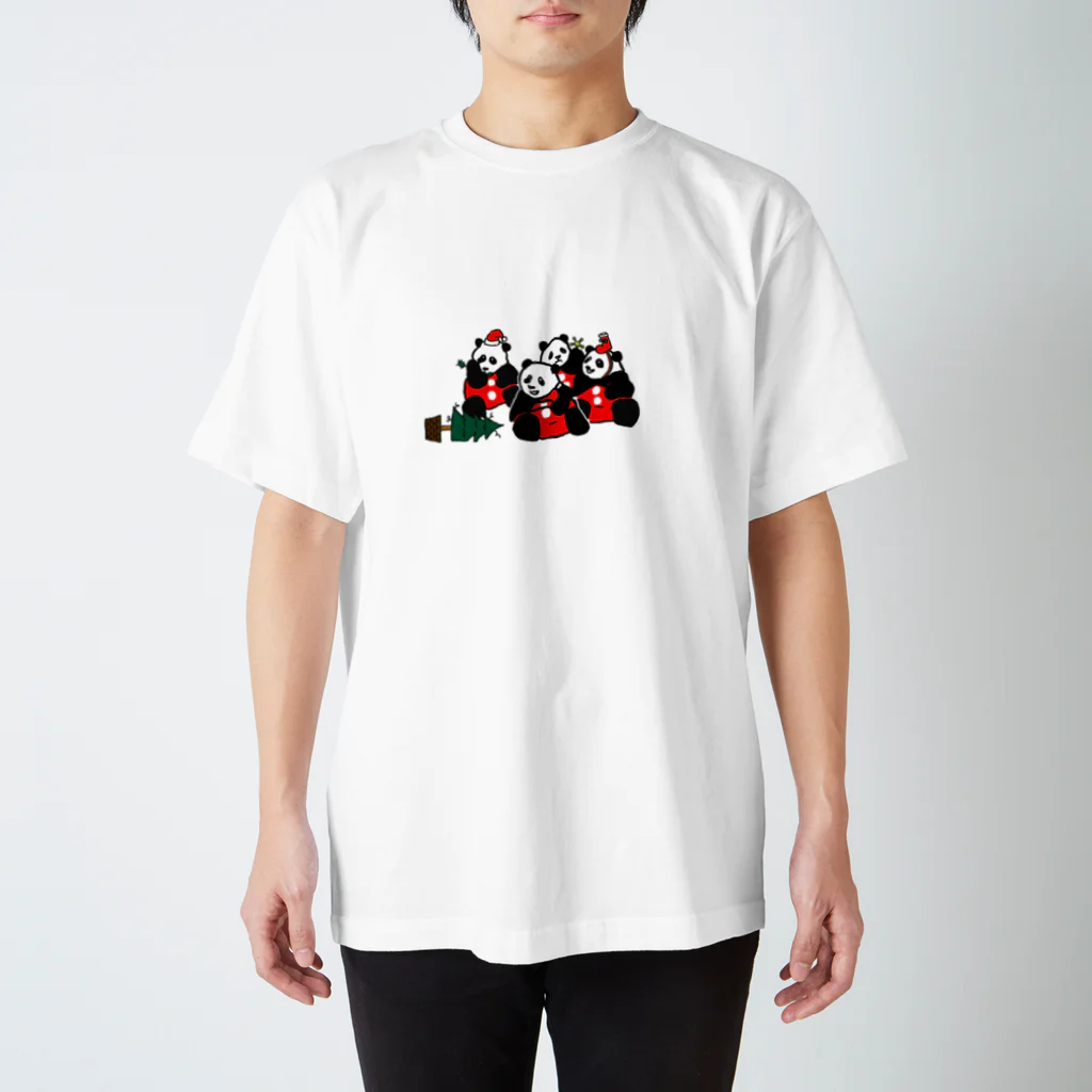 TO-ROON【NOTORO Tシャツ工房】のこぱんだーずクリスマスパーティ Regular Fit T-Shirt