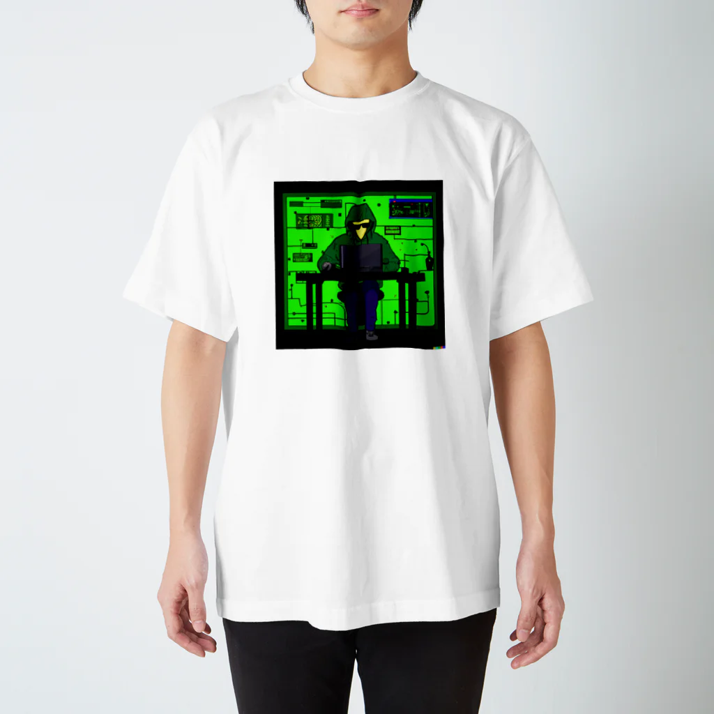 engineer's items for engineerの「スーパーハッカー2」さん スタンダードTシャツ