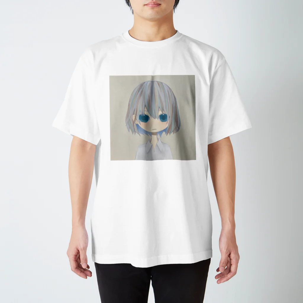 絵の具と女の子の確信 スタンダードTシャツ