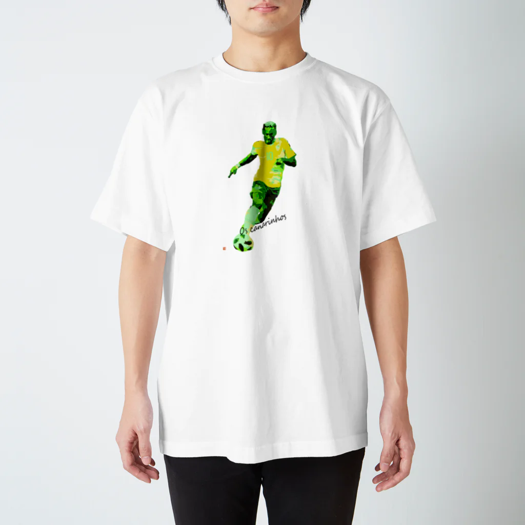 スズキ、テラダさんのサッカー迷彩柄グッズ Regular Fit T-Shirt