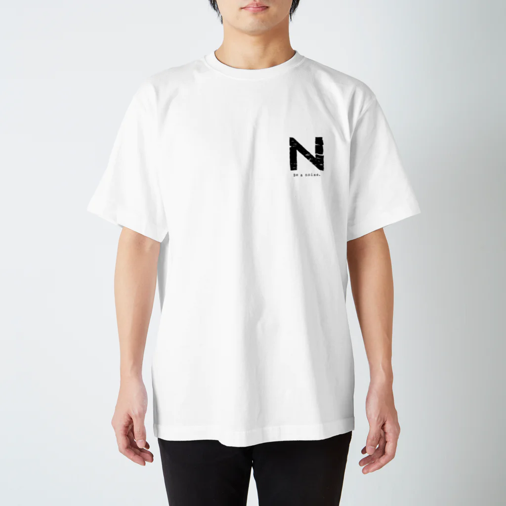 noisie_jpの【N】イニシャル × Be a noise. スタンダードTシャツ