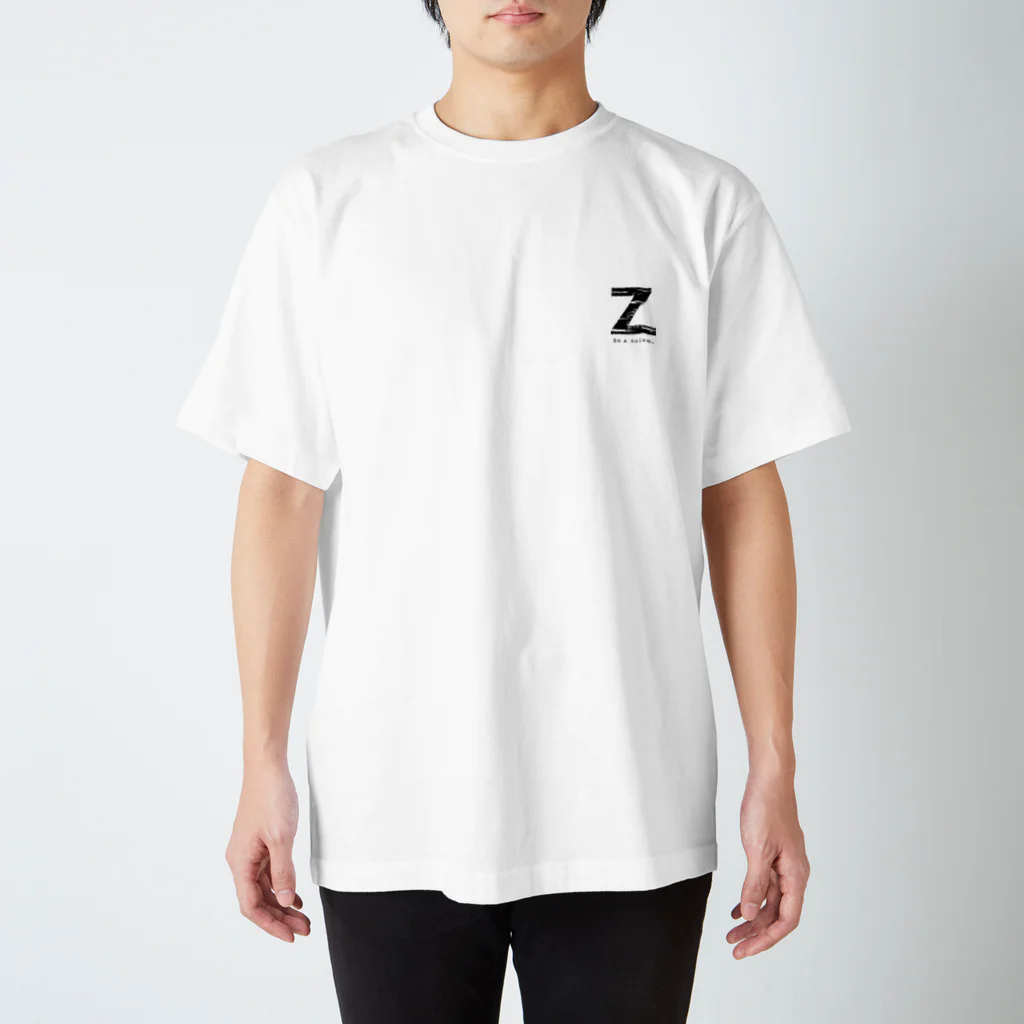 noisie_jpの【Z】イニシャル × Be a noise. スタンダードTシャツ