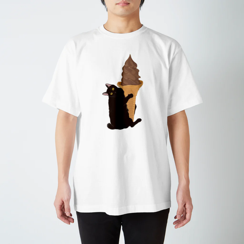 元祖ふとねこ堂のおもてなしソフトクリーム スタンダードTシャツ