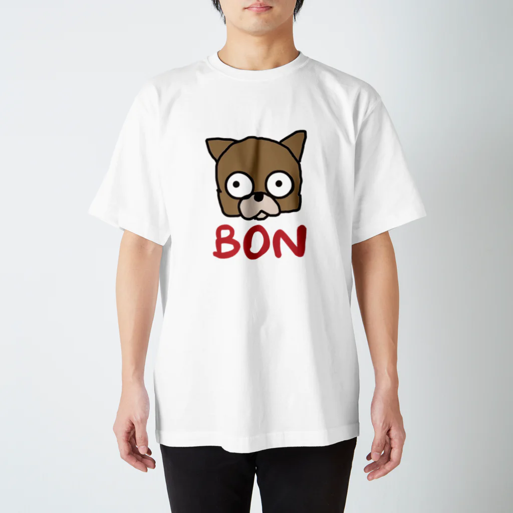 狆チワのぼんちゃんのBONちゃんスウェット スタンダードTシャツ