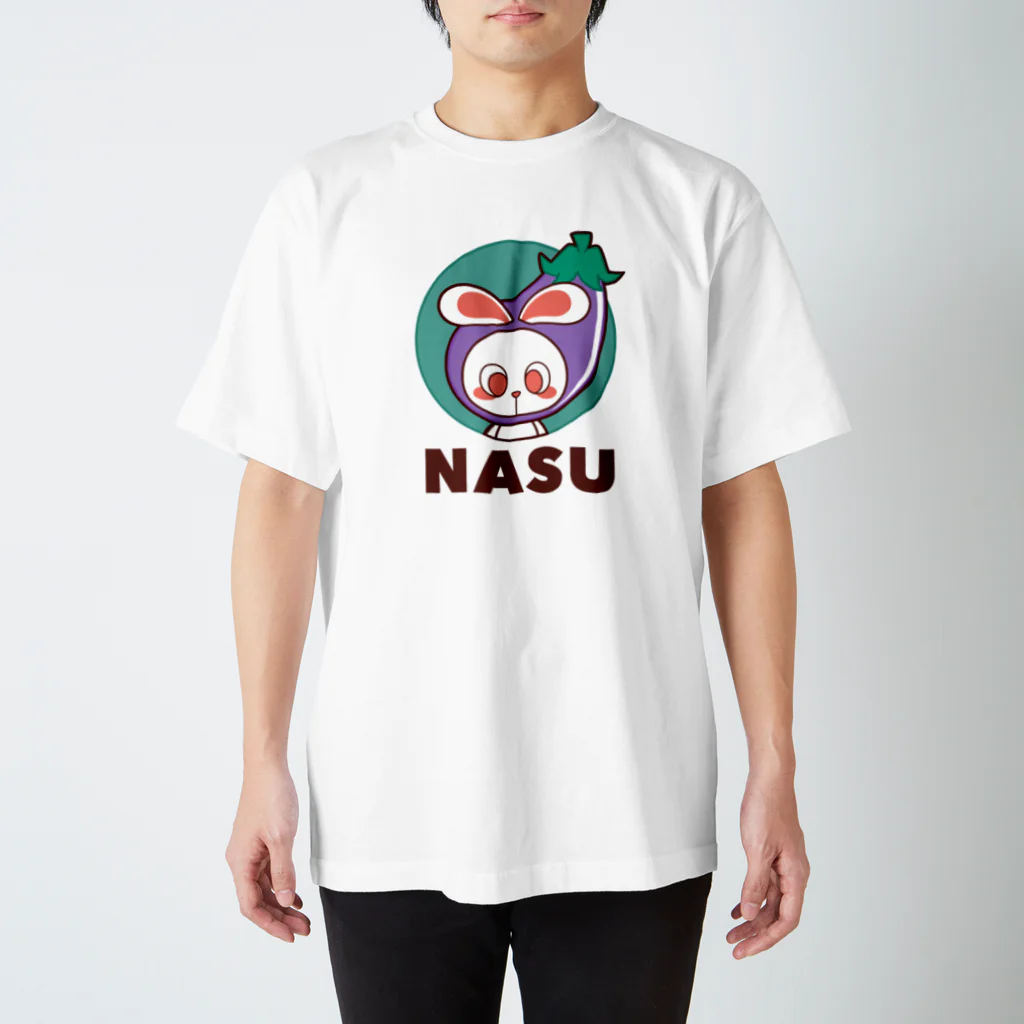 レタ(LETA)のぽっぷらうさぎ(NASU) Regular Fit T-Shirt