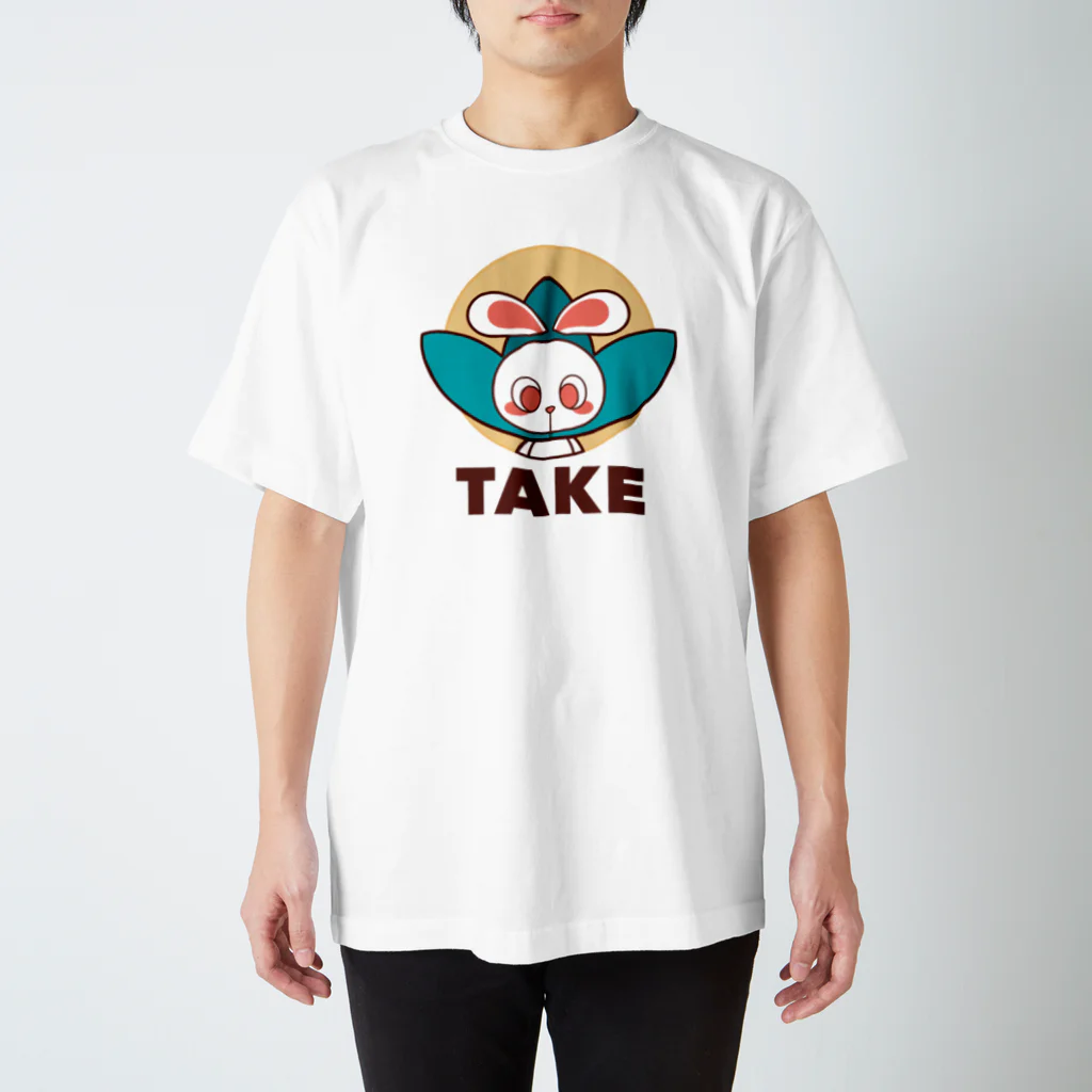 レタ(LETA)のぽっぷらうさぎ(TAKE) スタンダードTシャツ