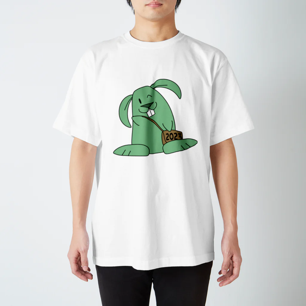 Pat's WorksのMinty the Rabbit Regular Fit T-Shirt