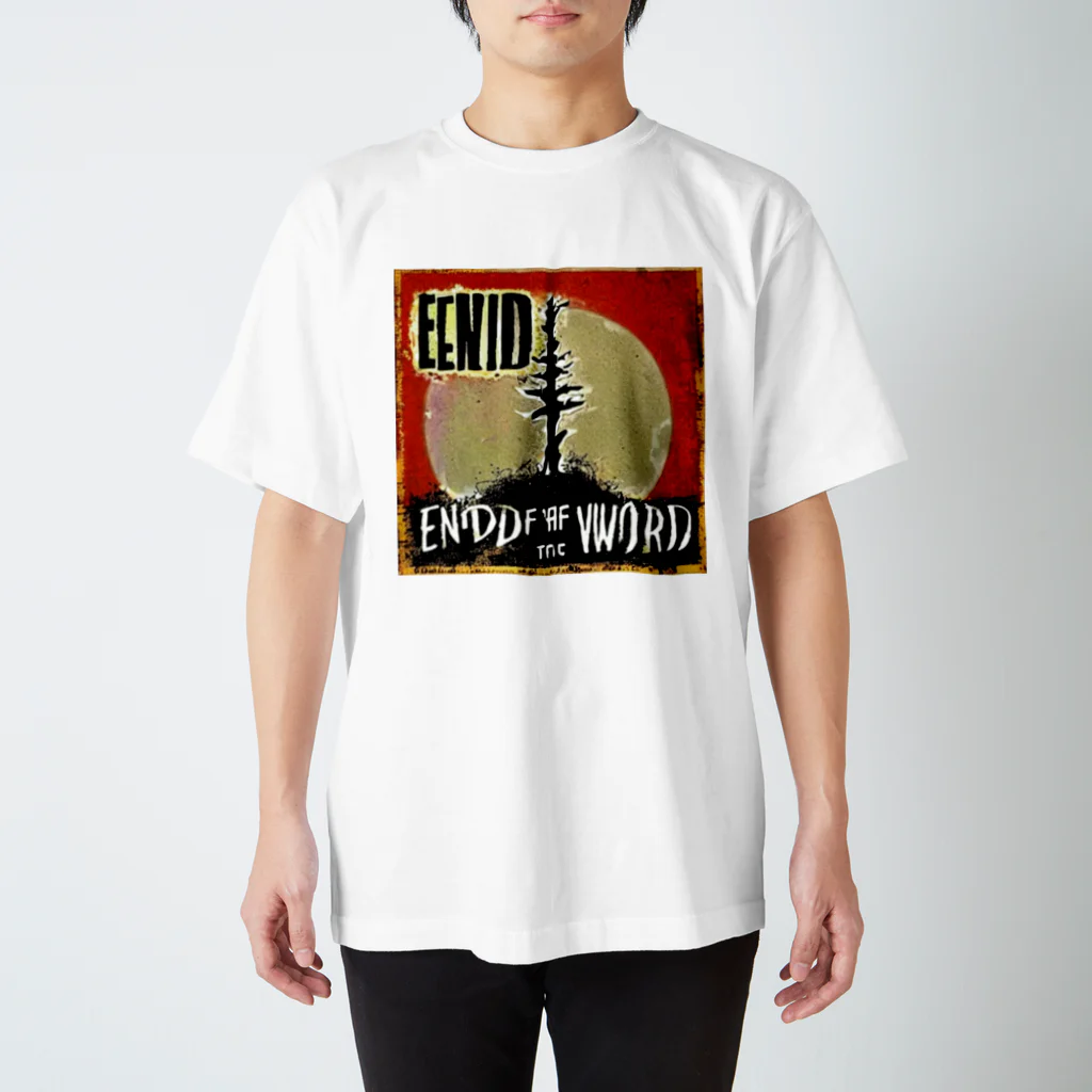 世界に1つだけのTシャツ屋【一点ものアートTシャツ専門店】のThe end of the world 1 Regular Fit T-Shirt