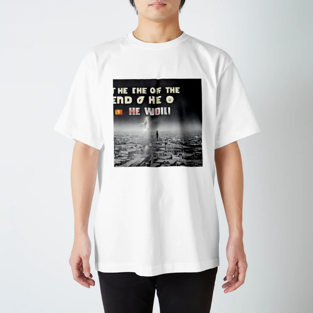 世界に1つだけのTシャツ屋【一点ものアートTシャツ専門店】のThe end of the world 4 Regular Fit T-Shirt