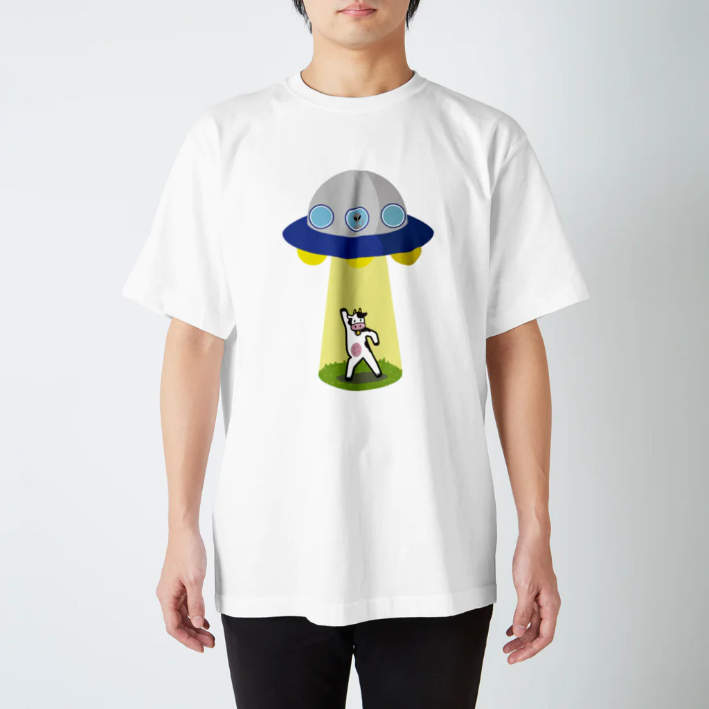 nikokita7のおっちょこちょいな牛ちゃん スタンダードTシャツ