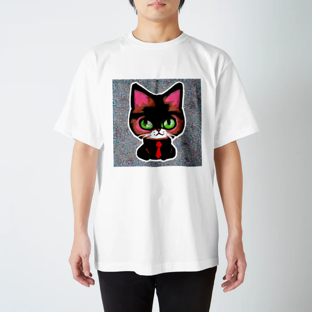 世界に1つだけのTシャツ屋【一点ものアートTシャツ専門店】のCat 5 スタンダードTシャツ