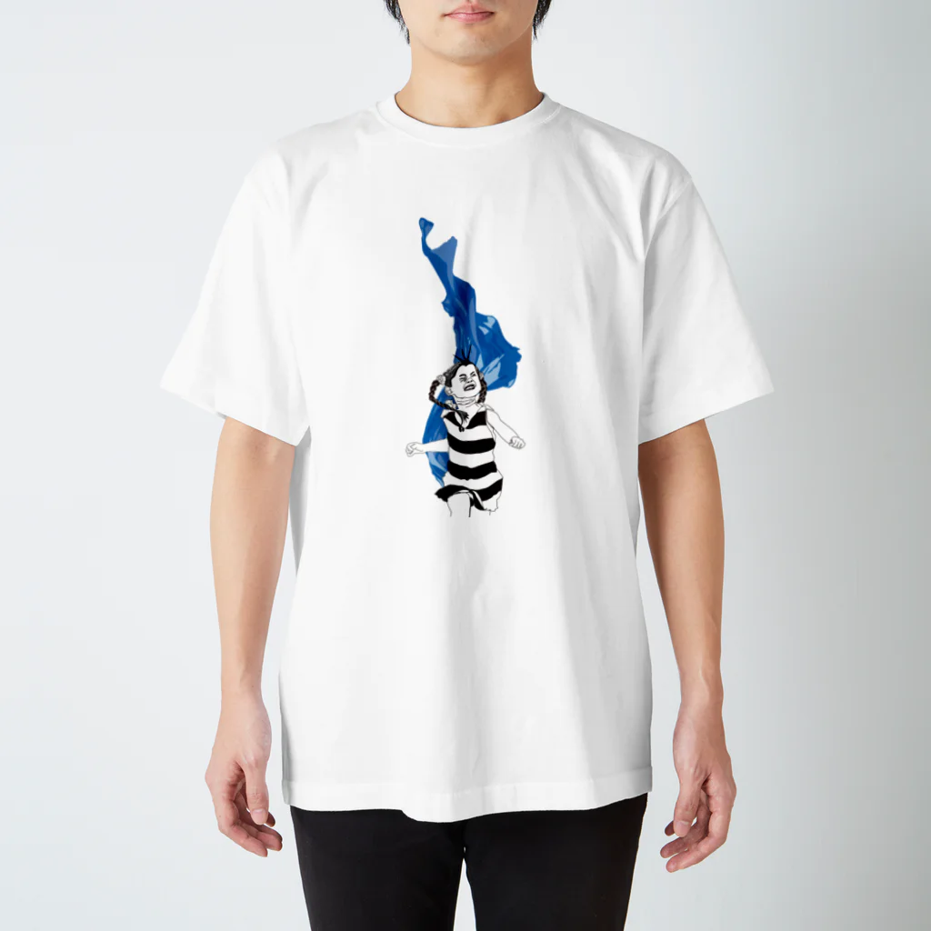 Drecome_Designのrun girl run Regular Fit T-Shirt