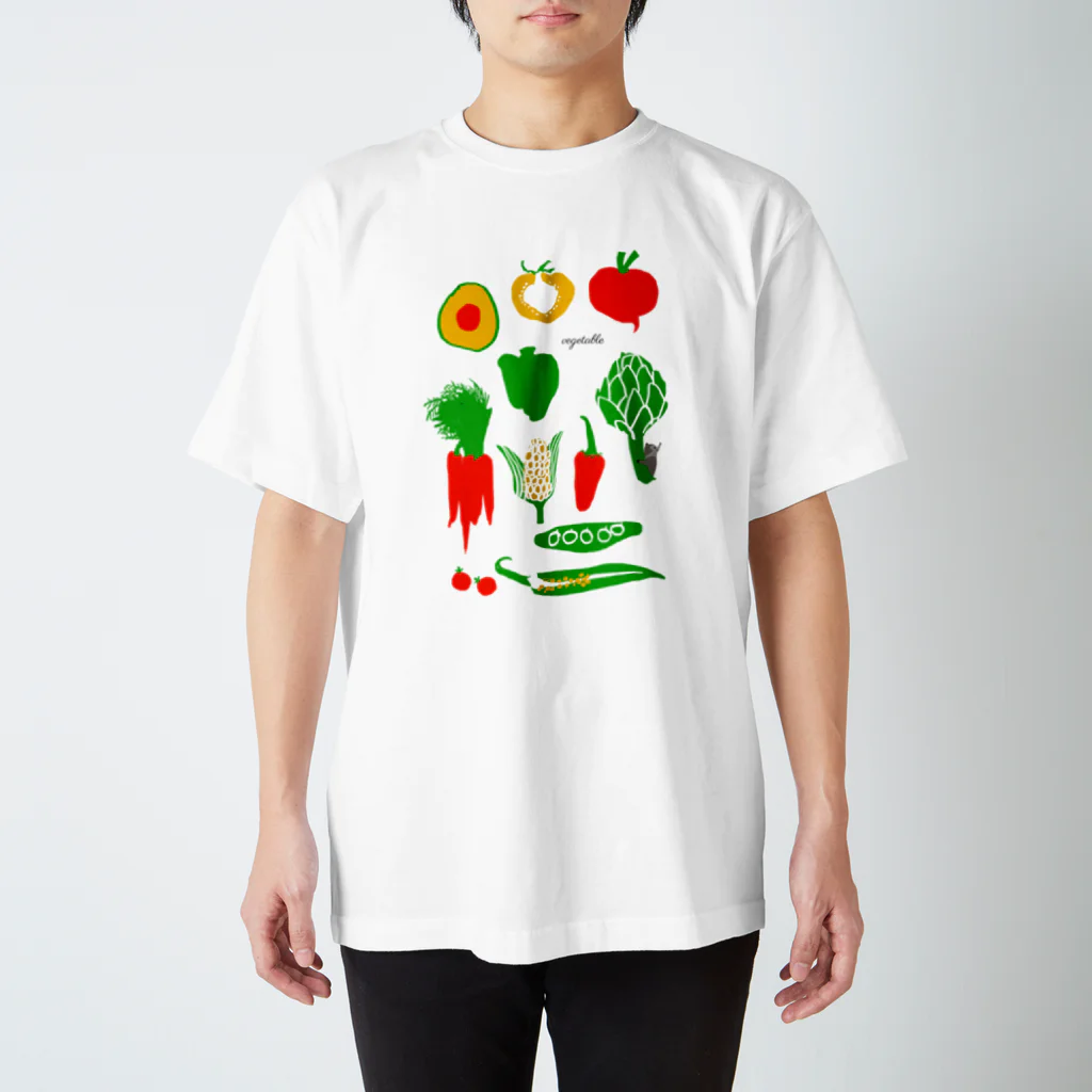 ももろ の野菜 Regular Fit T-Shirt