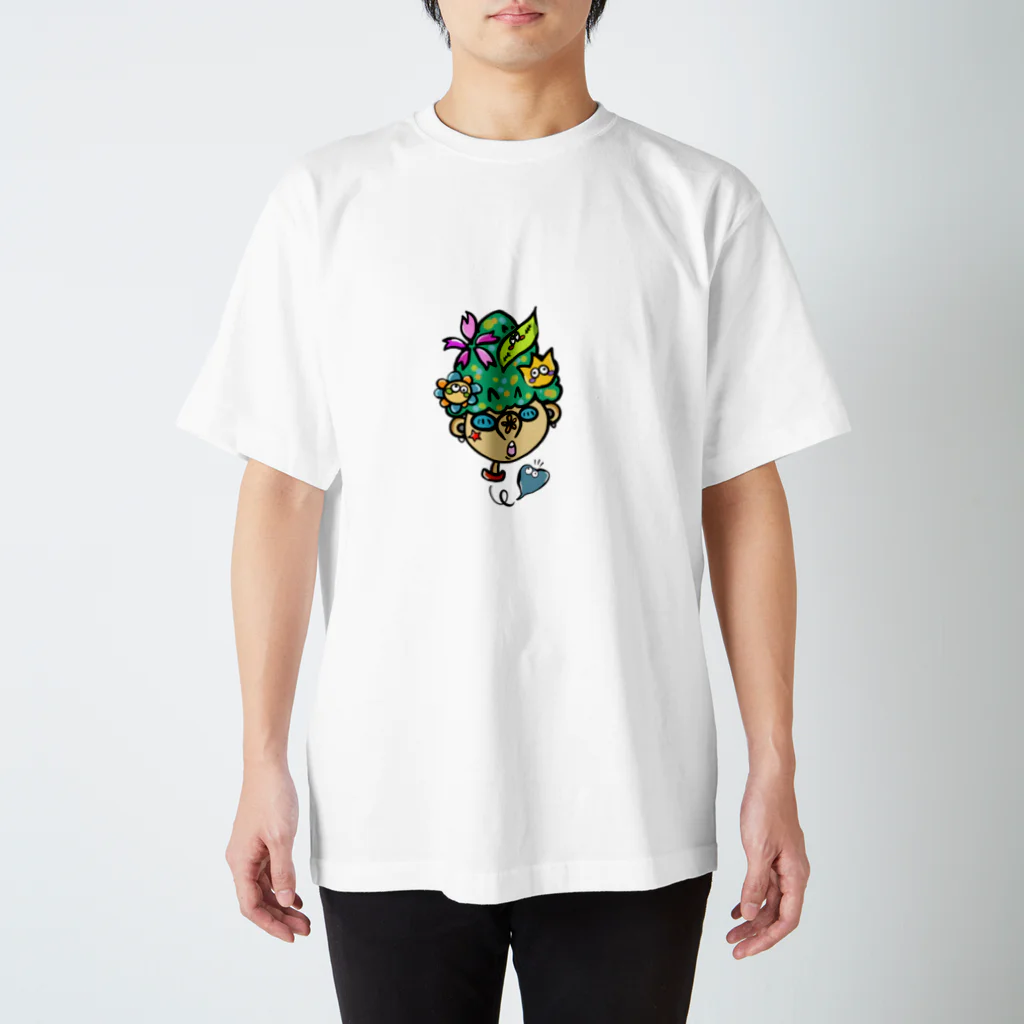 Colorful fam Earthのツリー君 Regular Fit T-Shirt