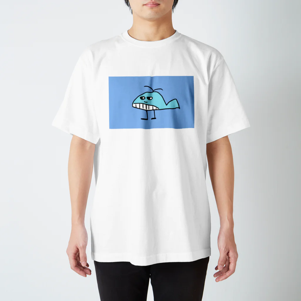 鯨木のクジラのじゃっく スタンダードTシャツ