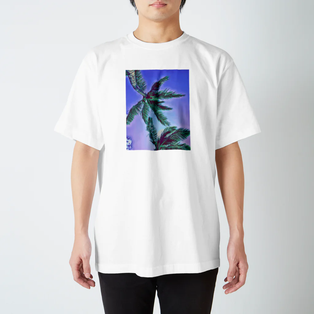 わらしゃんどのヤシの木 Regular Fit T-Shirt