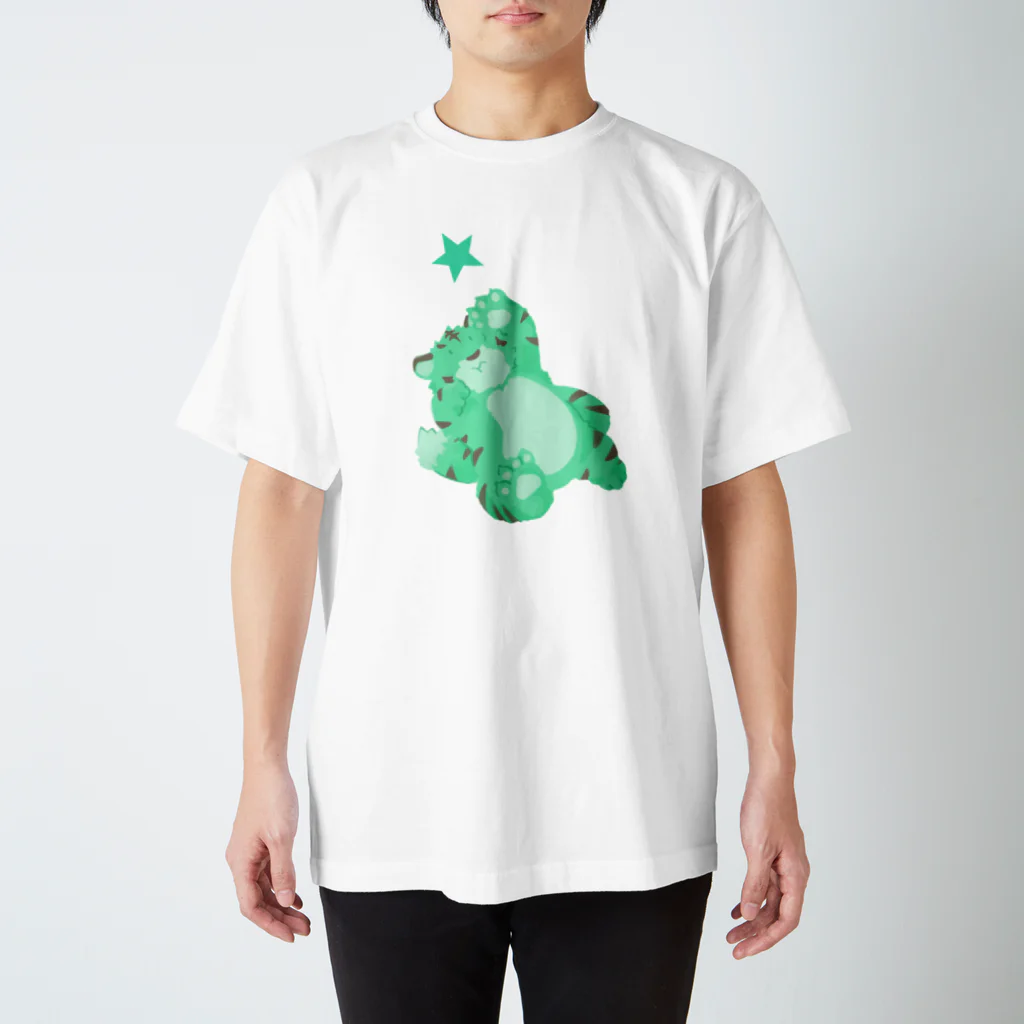 greenshibadog factoryのチョコミンタイガー！ スタンダードTシャツ